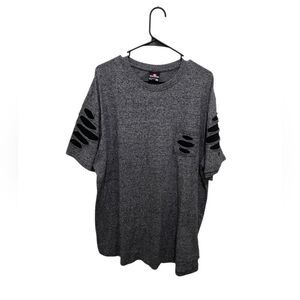 Southpole Distressed Knit T-Shirt 3X
